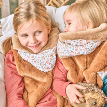 Children fur scarf snood douceur des bois