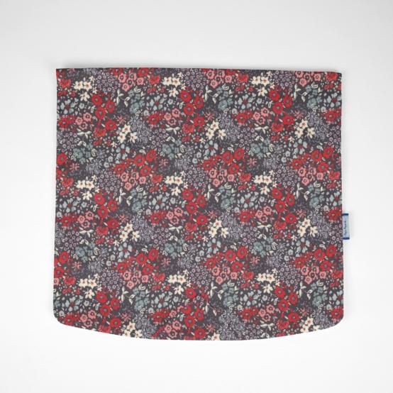 Square flap of saddle bag  jardin d'aurore