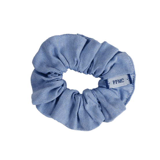 Small scrunchie oxford blue