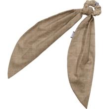 Long tail scrunchie copper linen