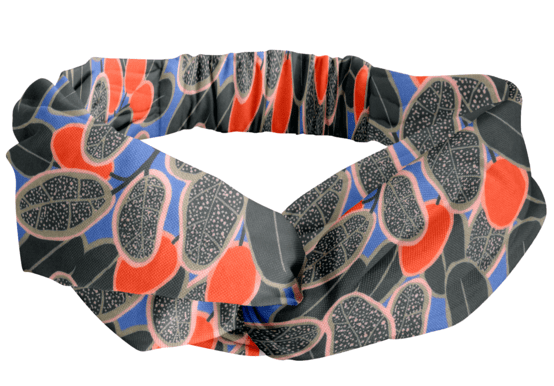 crossed headband kumquat party