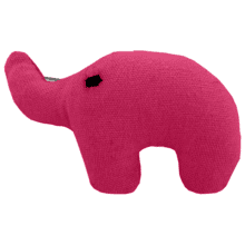 Elephant clip fuschia