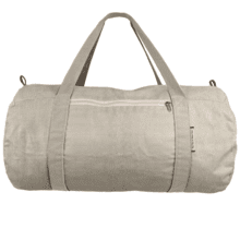 Duffle bag silver linen