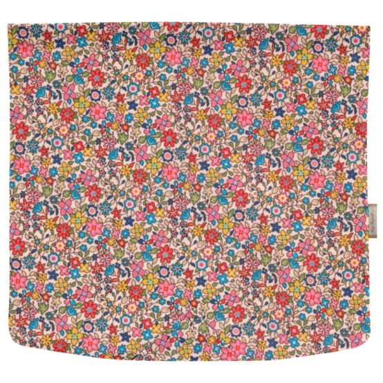 Square flap of saddle bag  mille et une fleurs