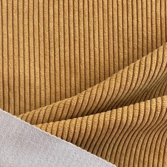 Velvet fabrics curry large corduroy