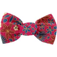 Small bow hair slide badiane framboise
