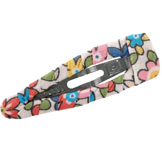 Fabric hair clip mille et une fleurs