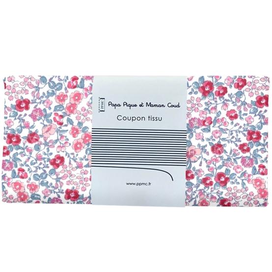 50 cm fabric coupon rose grenadine