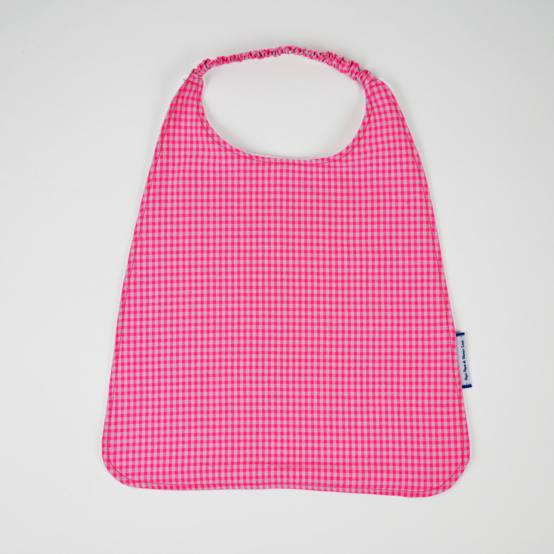 Elastic napkin child neon pink gingham