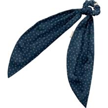 Long tail scrunchie bulle bronze marine