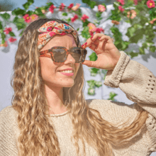 Wire headband retro parfum d'antan