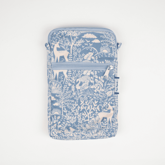 Quilted phone pocket toile de biche