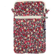 Quilted phone pocket tapis rouge