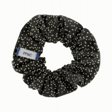 Small scrunchie glitter black