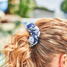 Scrunchie baleino bleu