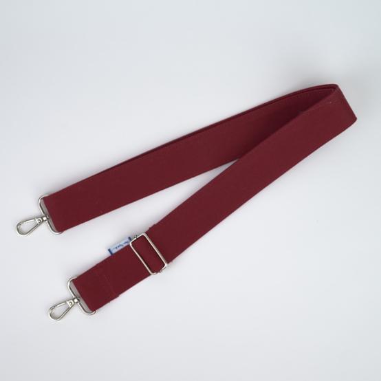 Narrow shoulder strap burgundy