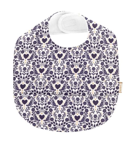Coated fabric bib scandinavia bleu