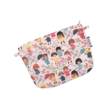 Tiny coton clutch bag petites filles pop