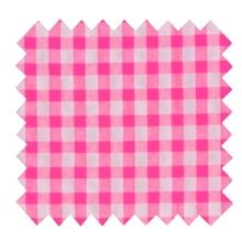 Cotton fabric ex2427 neon pink seersucker gingham
