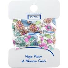 Small Elastics bows pastel fleuri