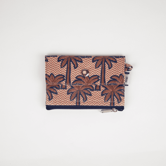 Mini coin purse pouch palmeraie