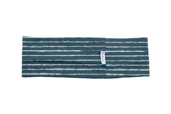 Stretch jersey headband  tracé blanc et noir