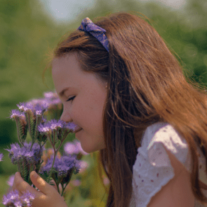 bow headband lavandula
