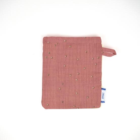 Make-up Remover Glove gaze pois or rose blush