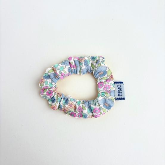 Mini Scrunchie pastel fleuri