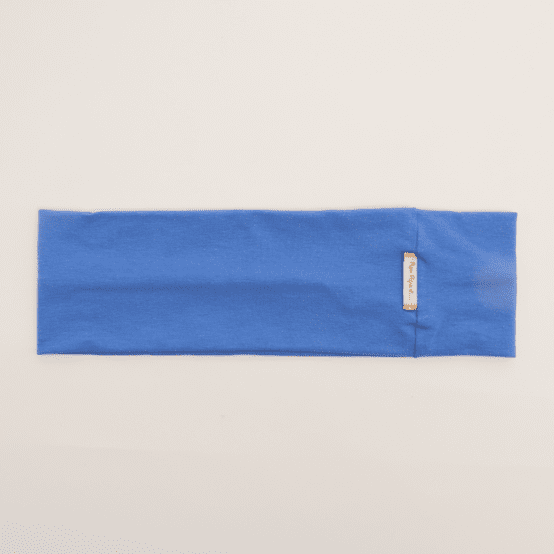 Stretch jersey headband  bleu roi