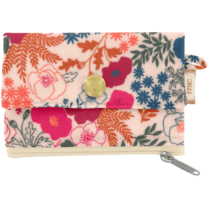 zipper pouch card purse parfum d'antan