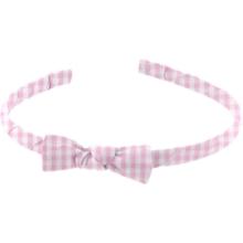 Thin headband pink gingham