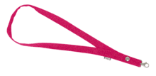 Lanyard necklace fuchsia pailleté