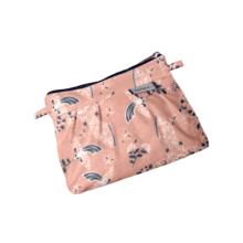 Mini Pleated clutch bag oiseau bandana