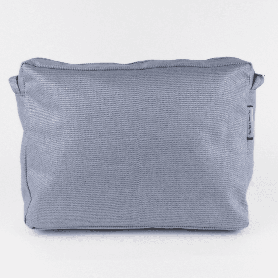 Large shoulder bag base iridescent denim