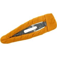 Fabric hair clip ochre