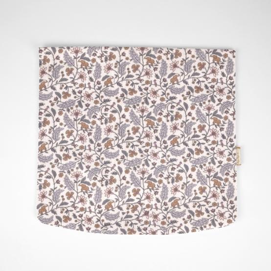 Square flap of saddle bag  rêve de jasmin