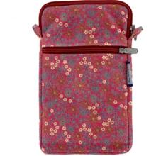 Quilted phone pocket badiane framboise