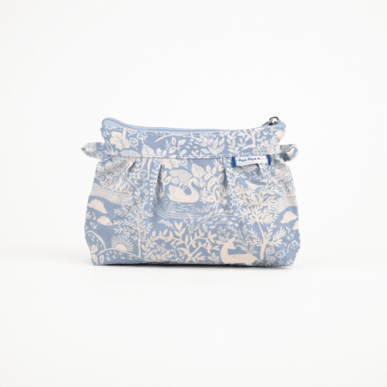 Mini Pleated clutch bag toile de biche