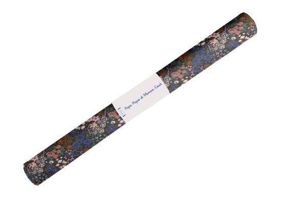 35cm coated fabric coupon monet lilas