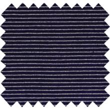 Jersey fabric striped silver dark blue
