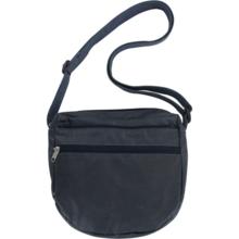 Base of small saddle bag light denim