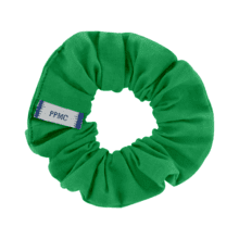 Small scrunchie bright green