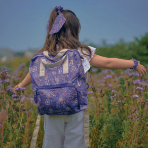 Foldable rucksack Gaby lavandula
