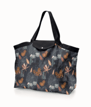Tote bag with a zip paradis sauvage