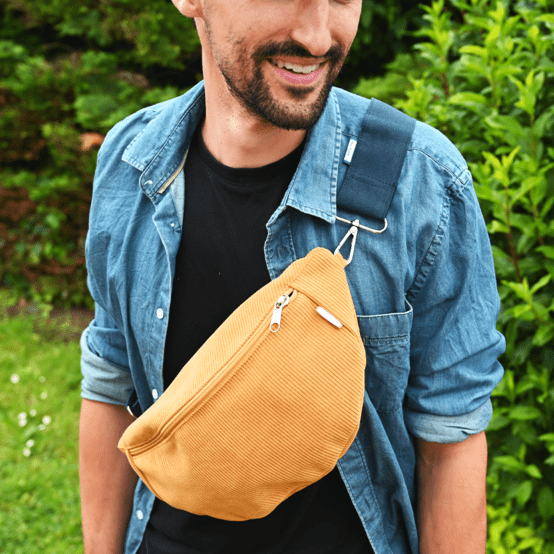 Banana bag mustard corduroy