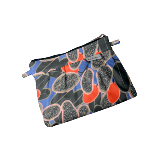 Mini Pleated clutch bag kumquat party