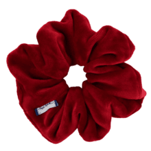 Small scrunchie red velvet