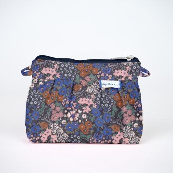 Mini Pleated clutch bag monet lilas