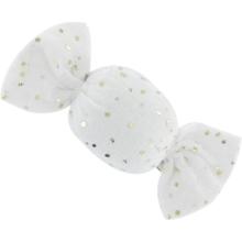 Mini sweet hairslide white sequined